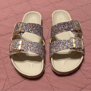San Giorgio Multi-Colored Glitter Slides